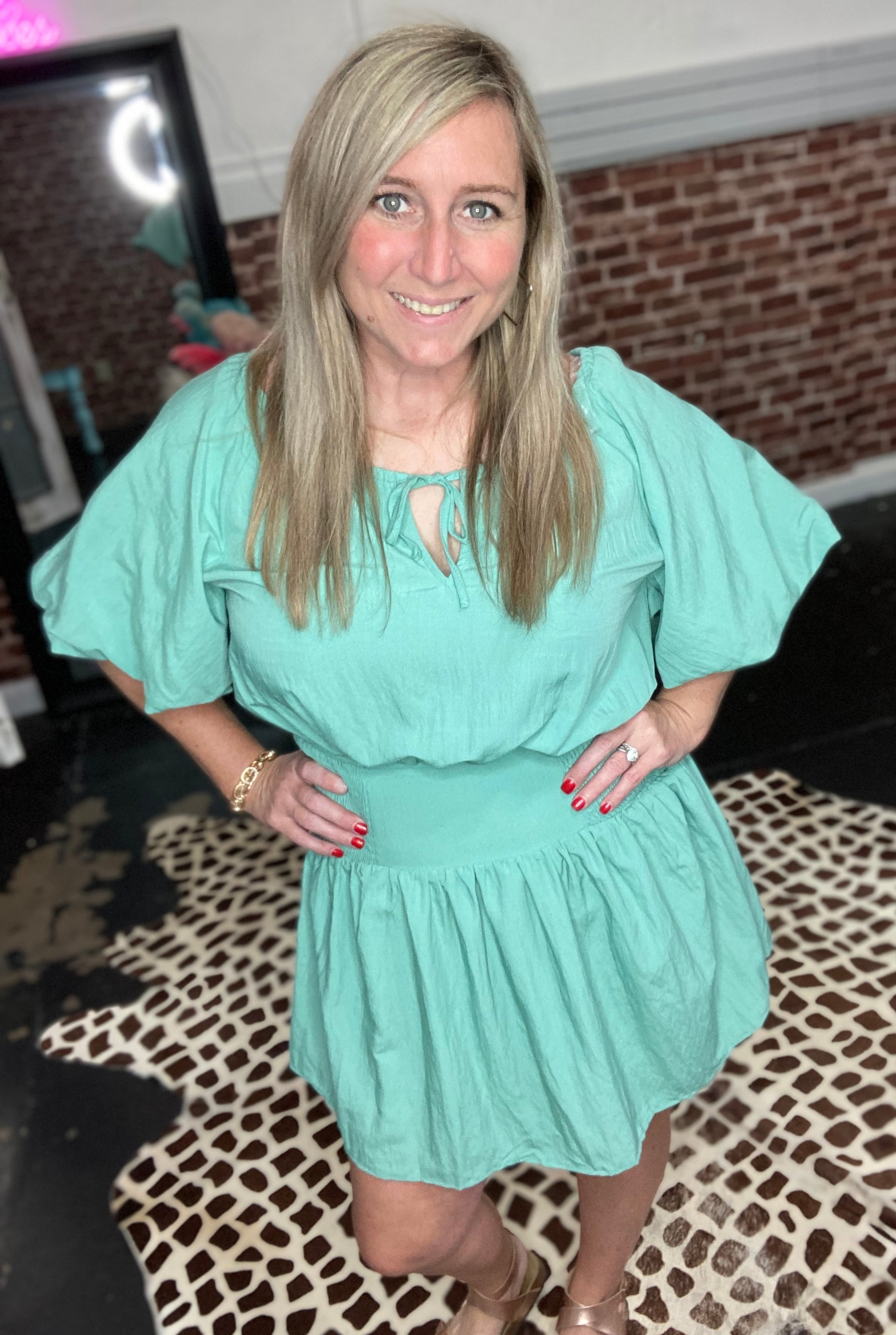 Green Entro Dress – The Shabulous Boutique