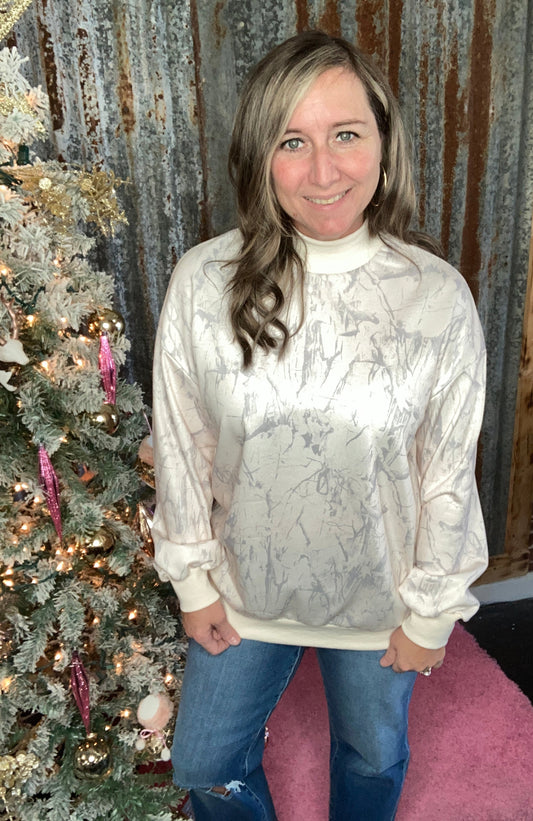 Khaki Camo Sweatshirt