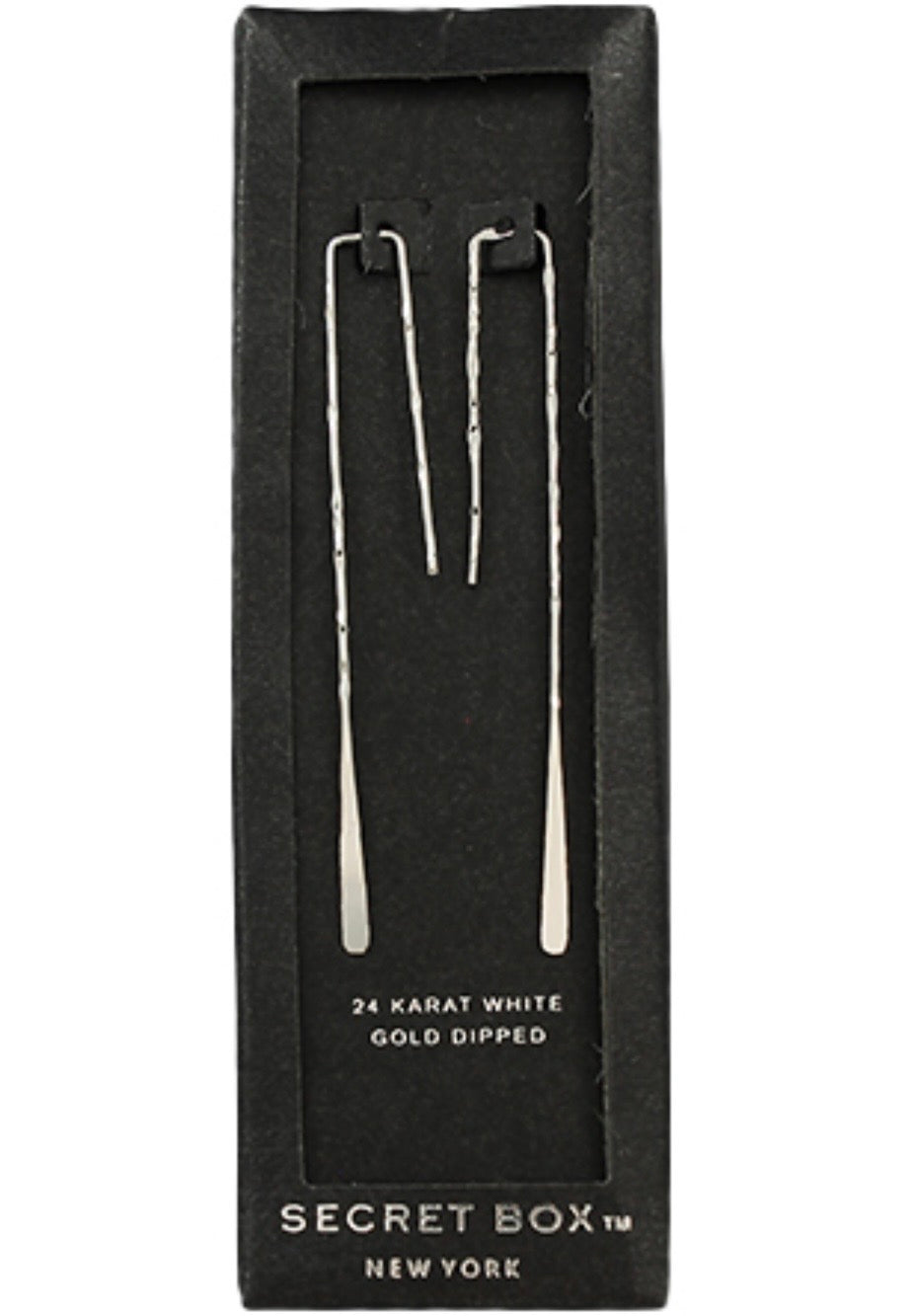 Hammered Bar Earrings