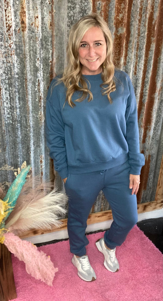 Dusty Blue Jogger