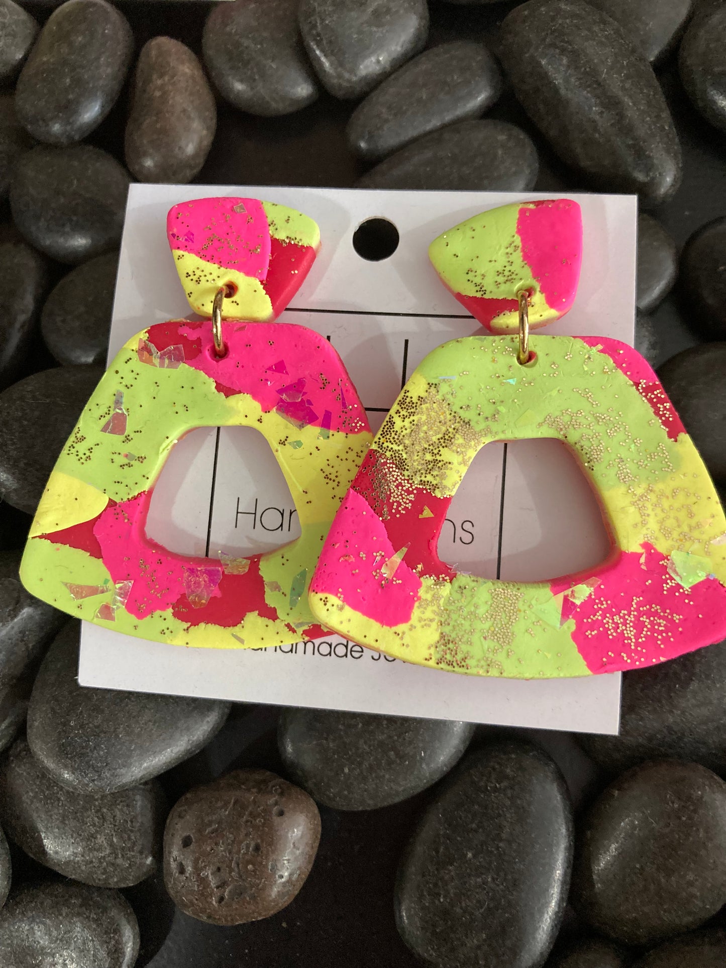 Vibrant Abstract Earrings