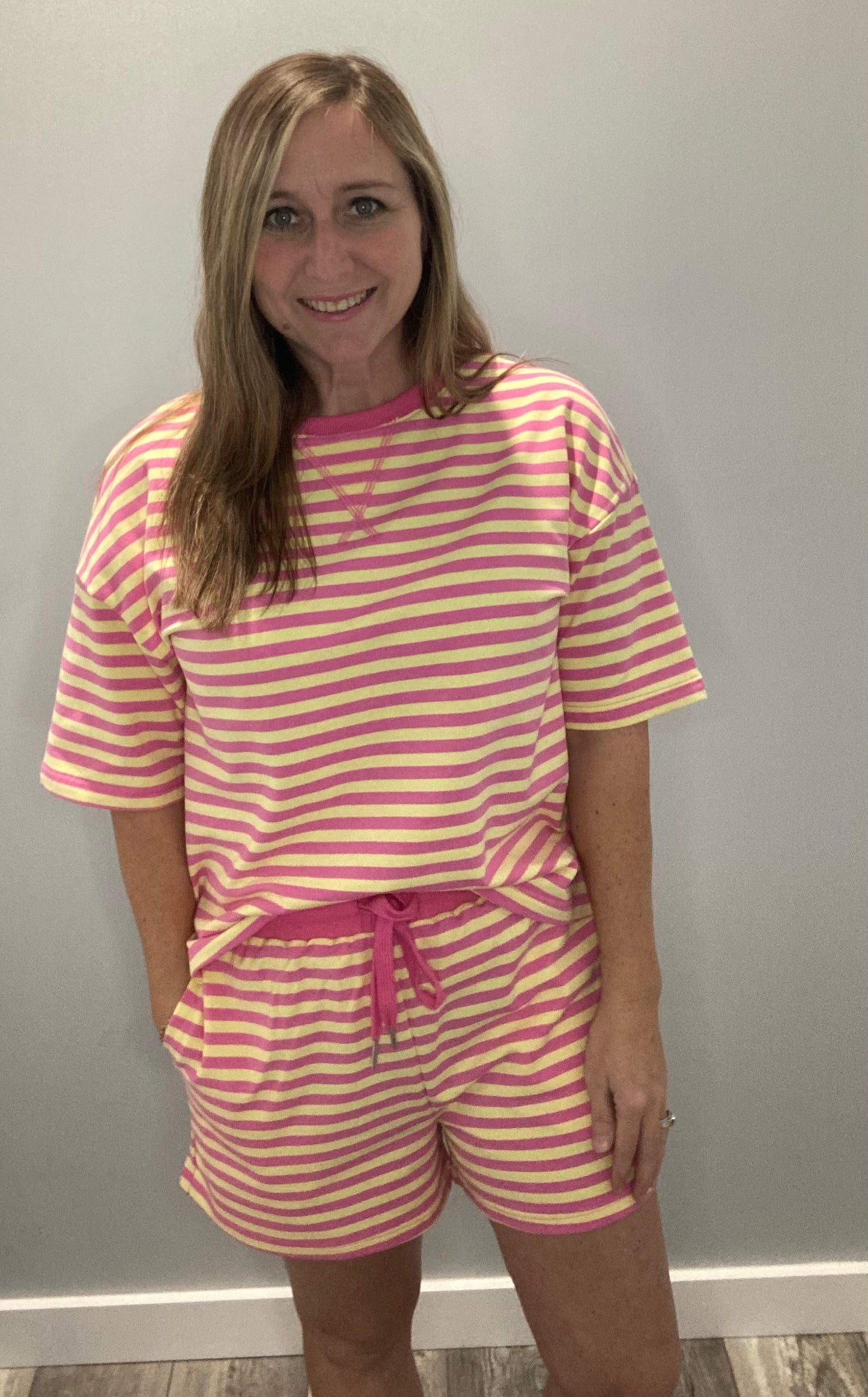 Rose Striped Set