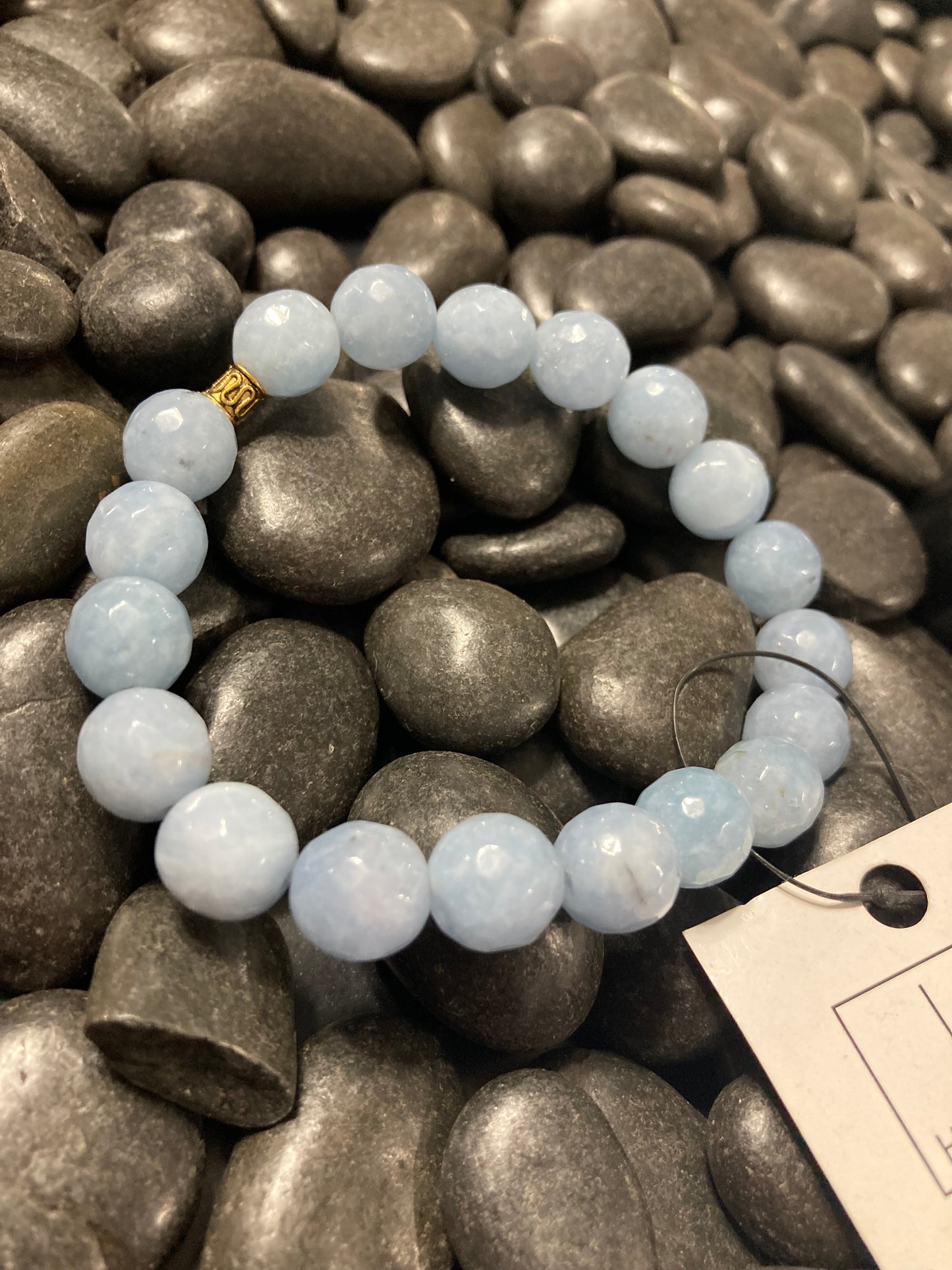 Light Blue Beaded Bracelet