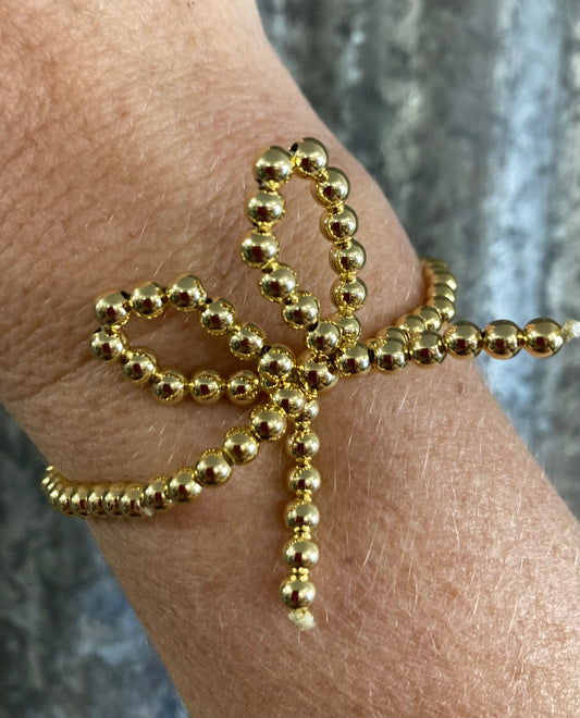 Gold Bow Bracelet
