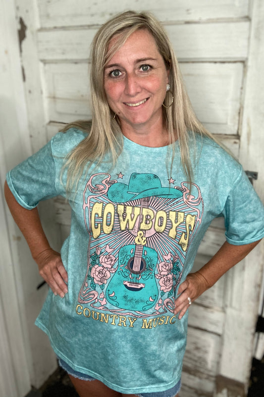 Cowboys and country music Tshirt