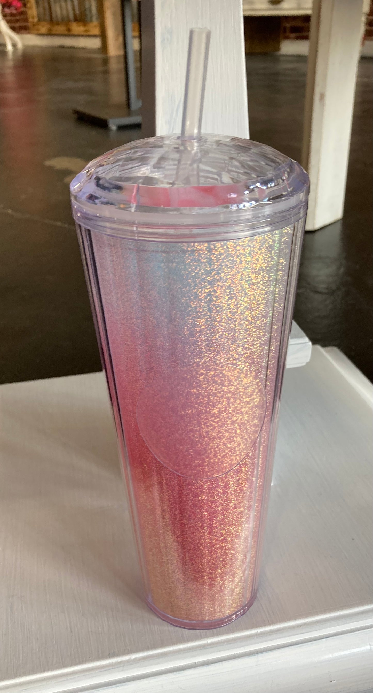 Pink sparkle Tumbler