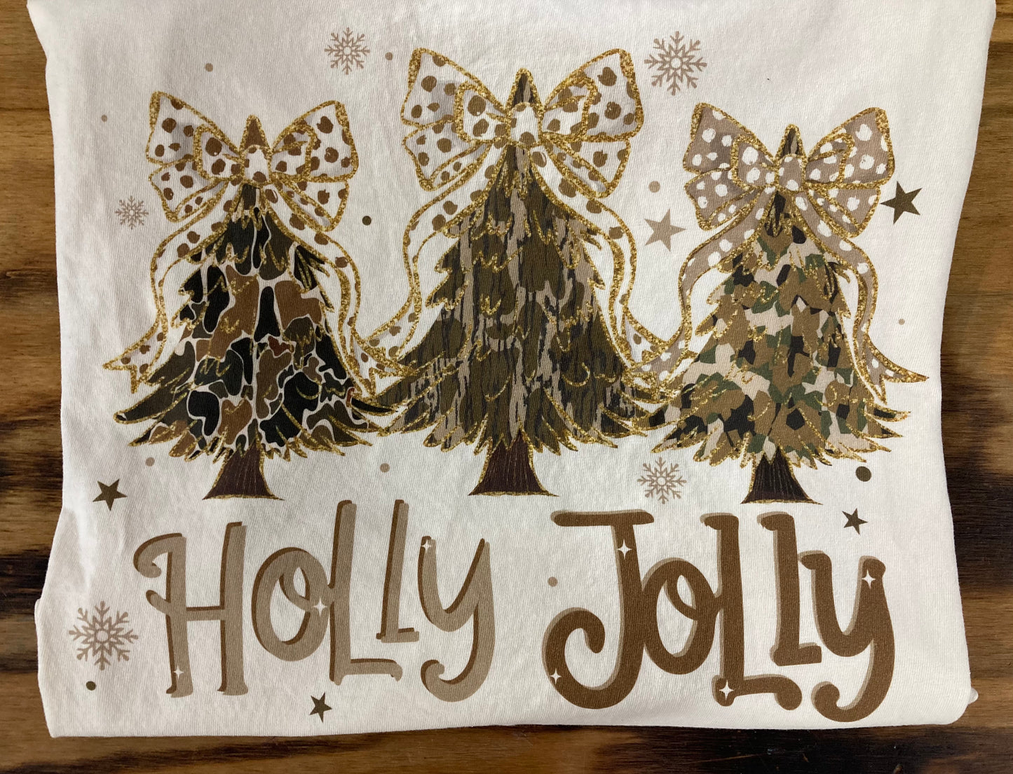 Holly Jolly Christmas Comfort Color Tee