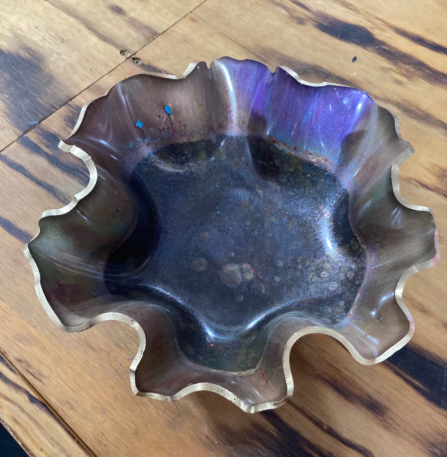 Brown Glitzy Bowl