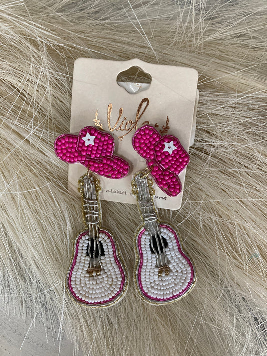 Guitar Earrings