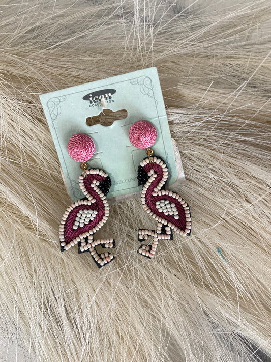 Flamingo Earrings