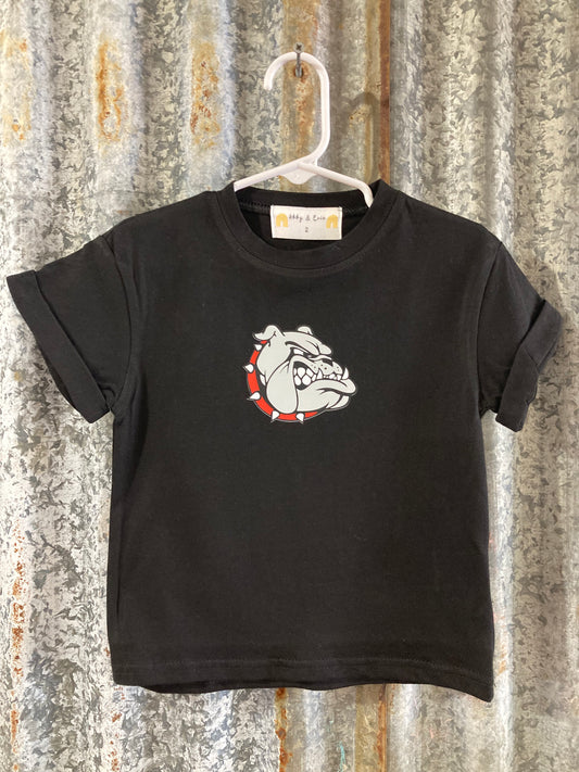 Kids Black Bulldogs shirt