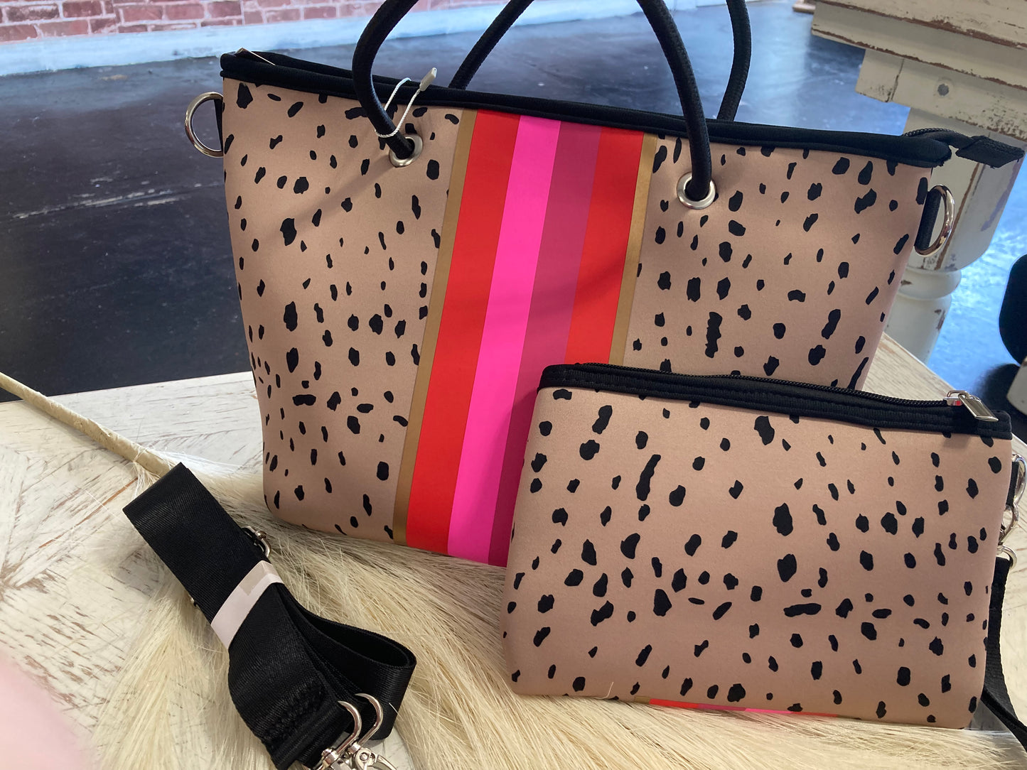 Michelle mini tote with Wristlet