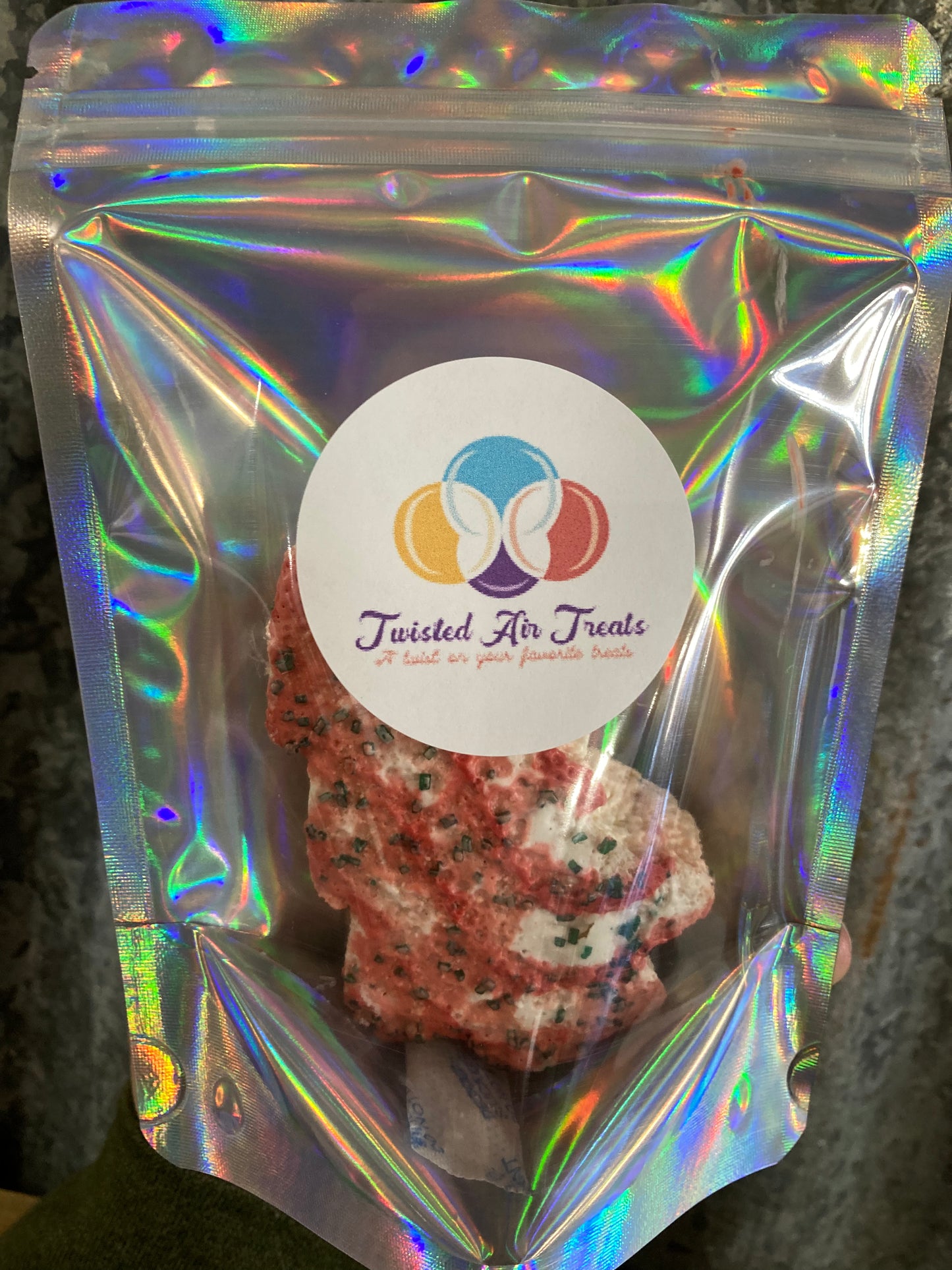 Freeze Dried Christmas Tree Cake