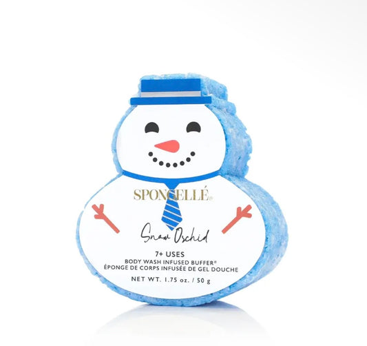 Spongelle Snowman -Snow Orchid