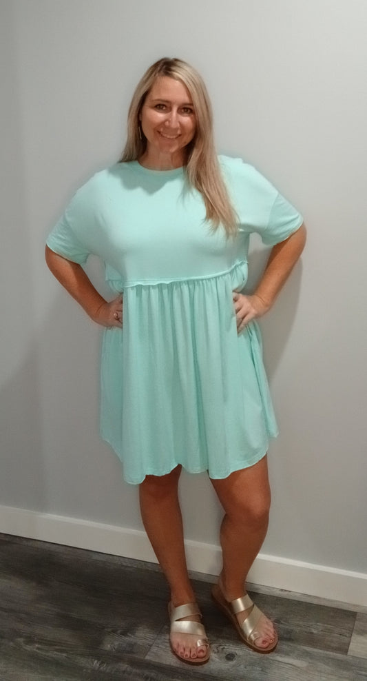 Jade Babydoll Dress