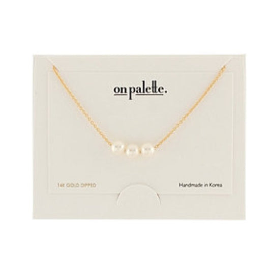 3 pearl necklace