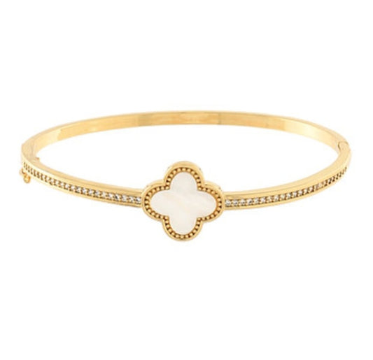 Clover Bangle Bracelet