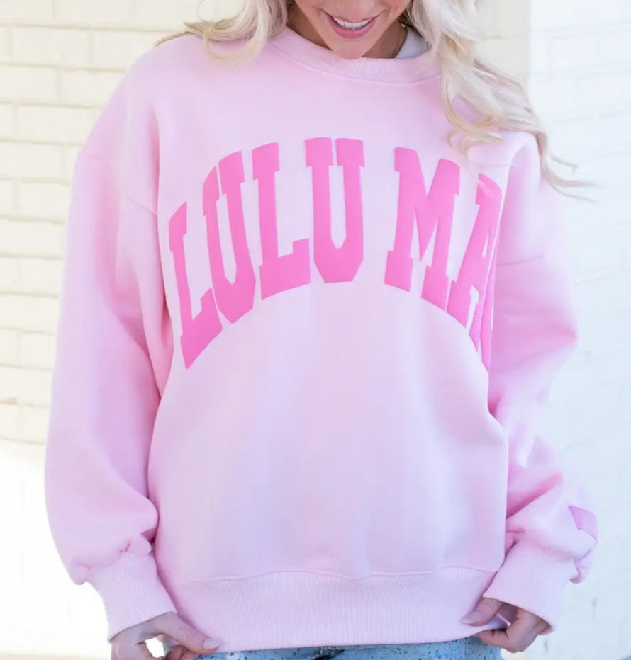 Lulu Mac Pink/Pink Puff Sweatshirt