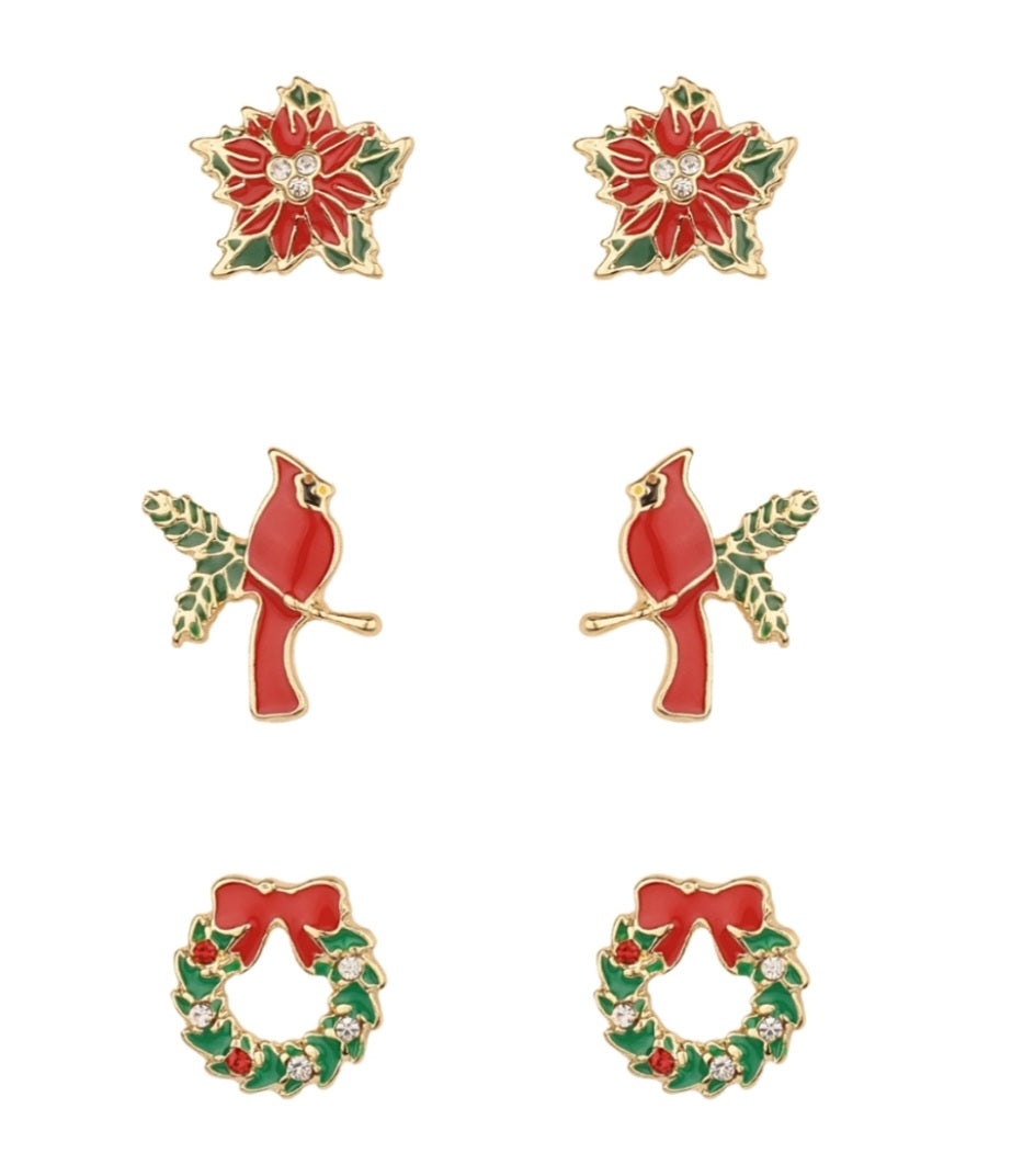 Christmas Themed Earring Set