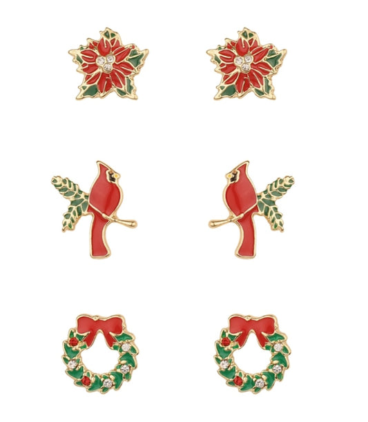 Christmas Themed Earring Set