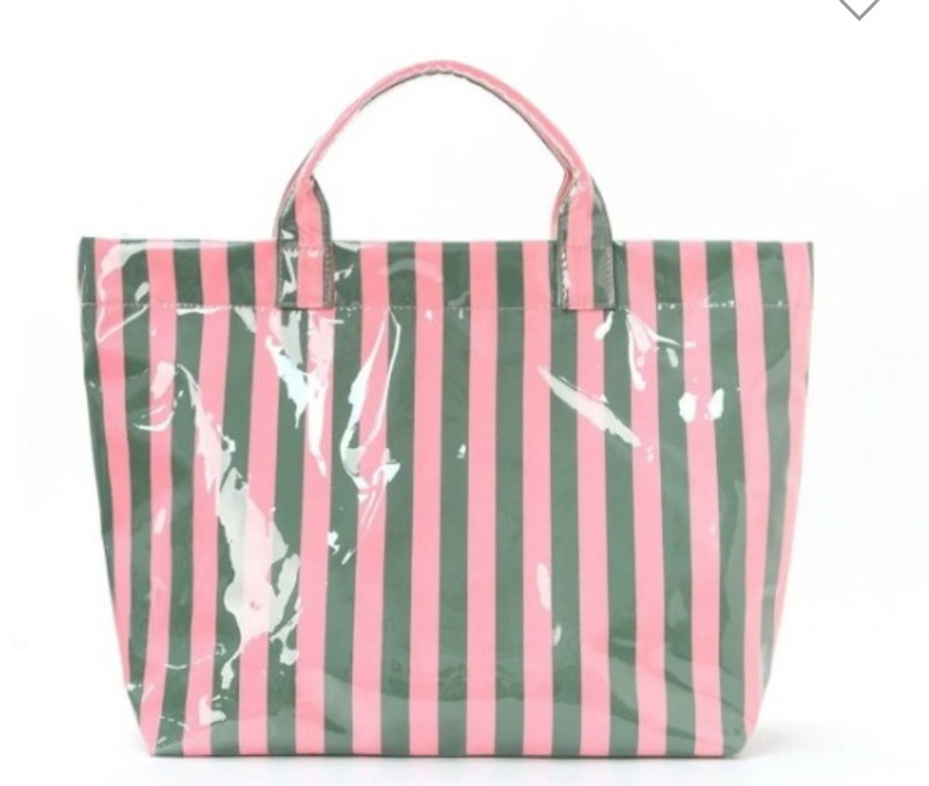 Large Striped Tote Bags