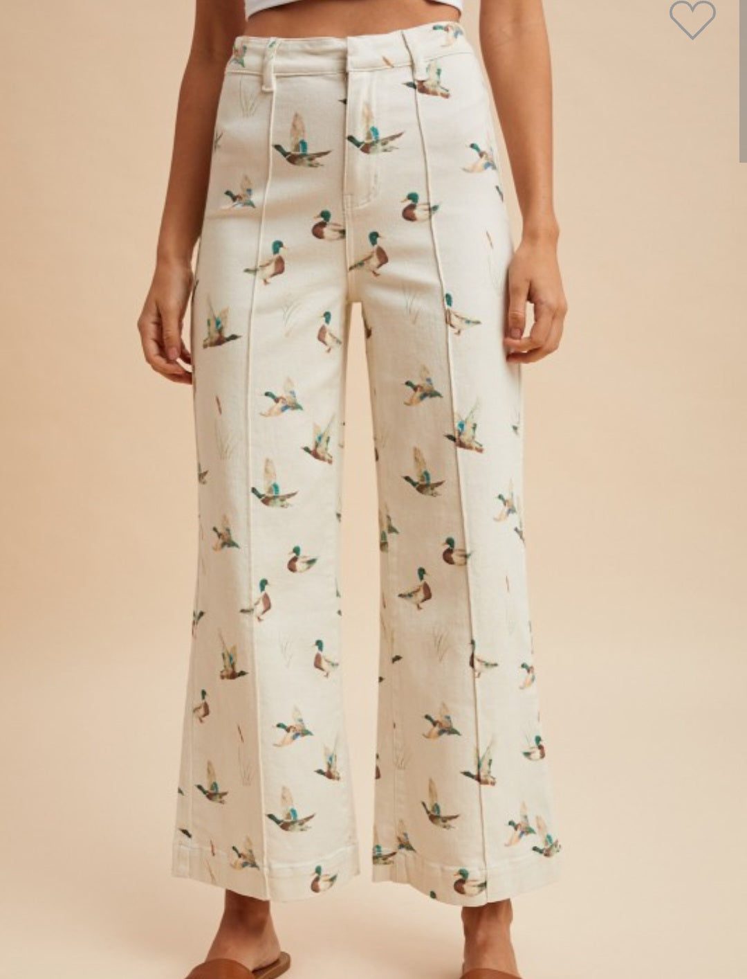 Mallard Denim Wide Leg Pants