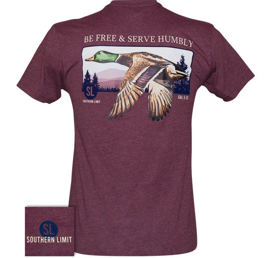 Maroon Be Free Tee