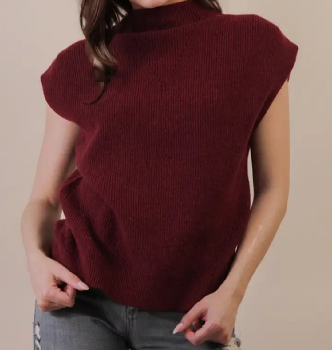 Burgundy Sweater