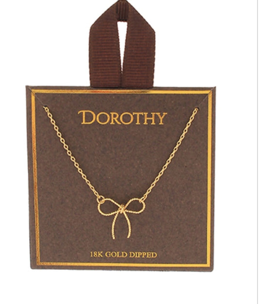 Bow Necklace