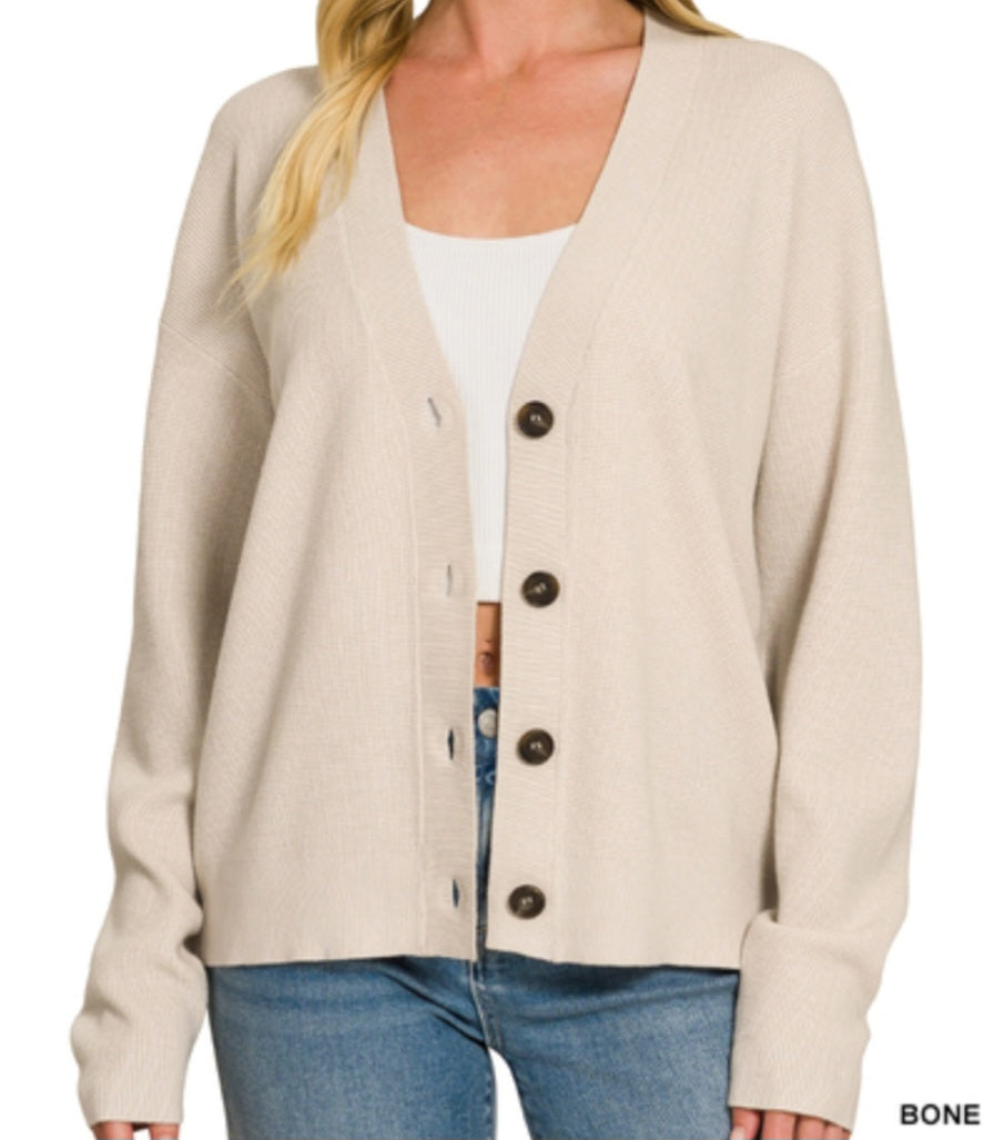 Bone Cardigan