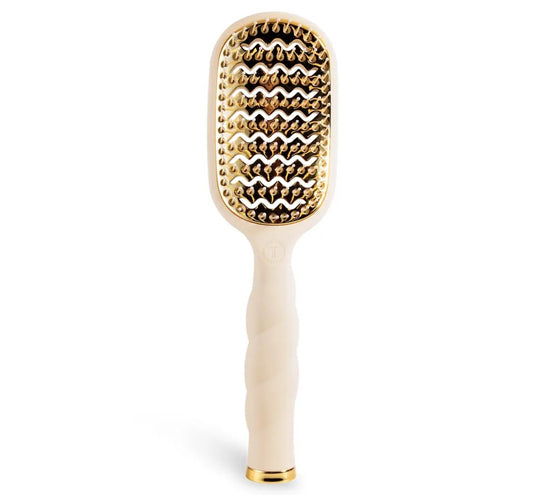 Teletie Vented Hair Brush Tan