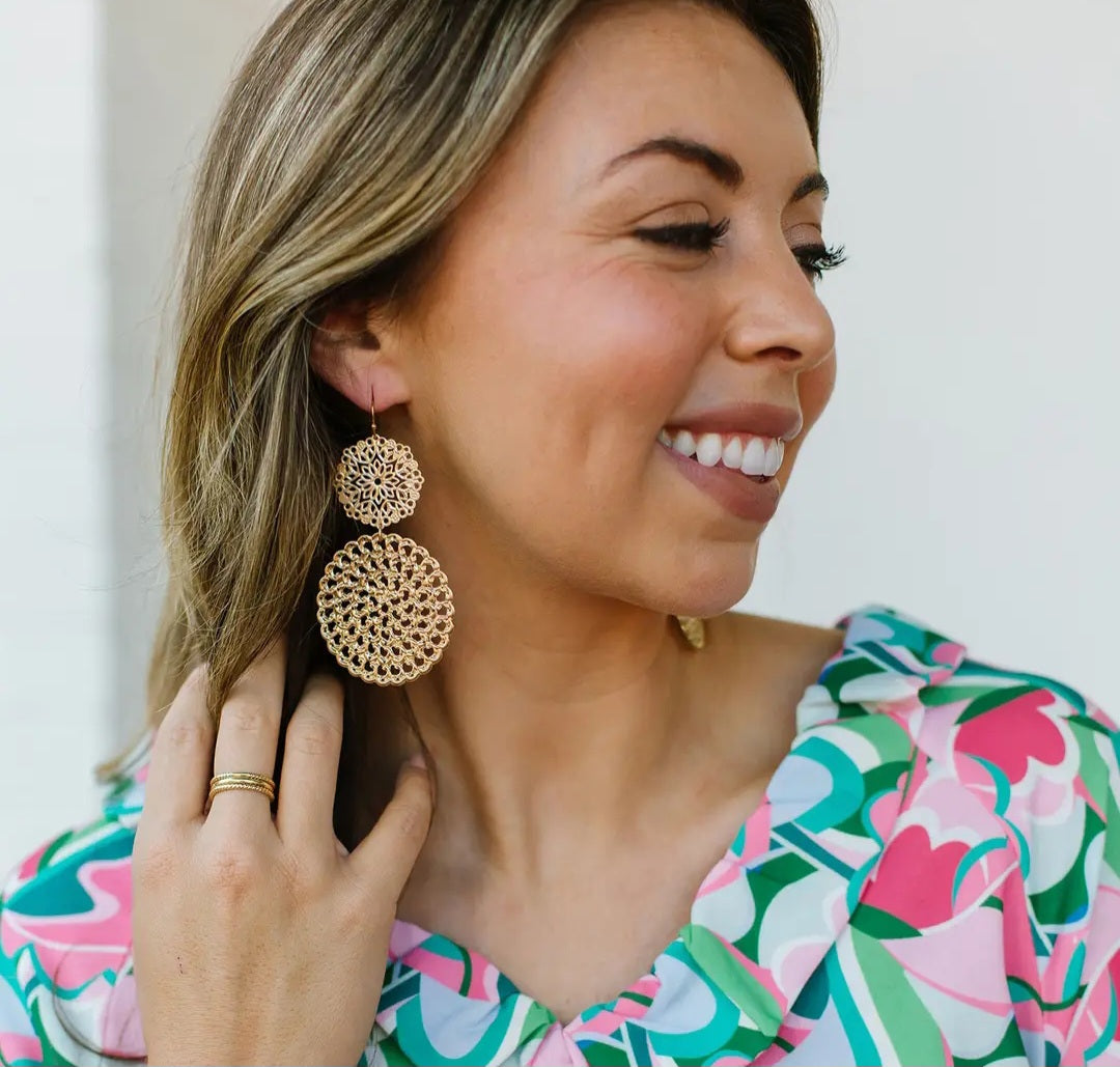 Gold Prague Earrings