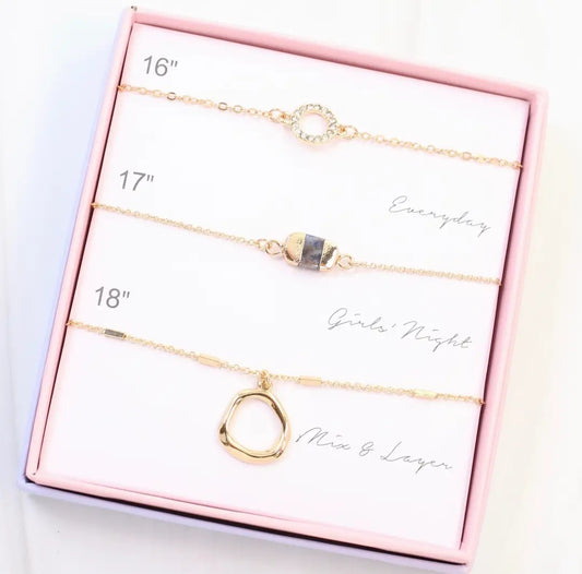 Underwood Gold Necklace Set