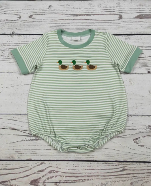 Boy Duck Appliqué Bubble