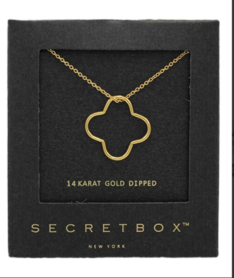 Gold Clover Necklace