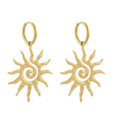 Sunburst Dangle Earrings