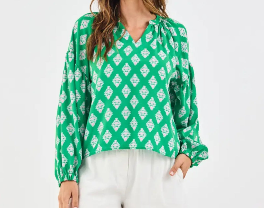 Green Scarlett Top