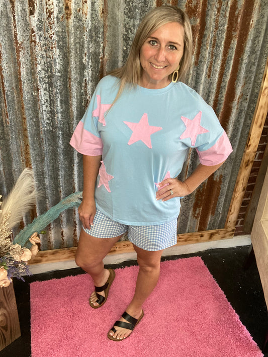 Blue Star Denim Tee