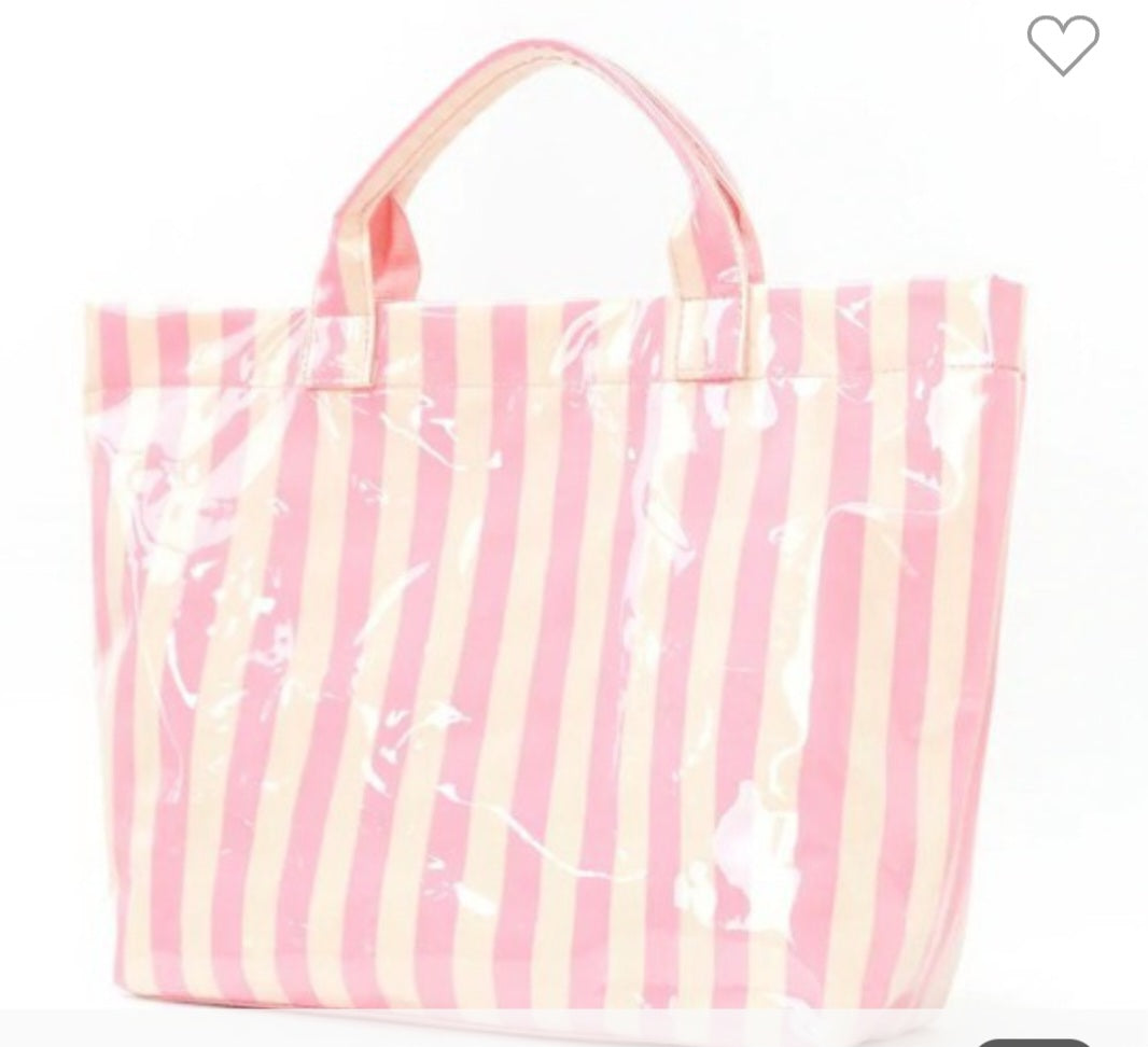Large Striped Tote Bags